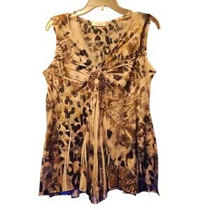 Dressbarn y2k sparkle tank size large